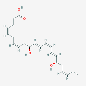 Chemical structure of 10(S),17(S)-DiHDHA