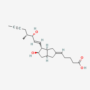 Chemical structure of 16(R)-Iloprost