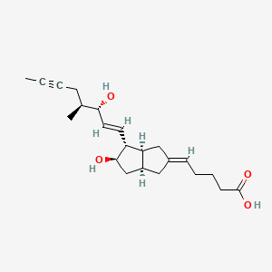Chemical structure of 16(S)-Iloprost