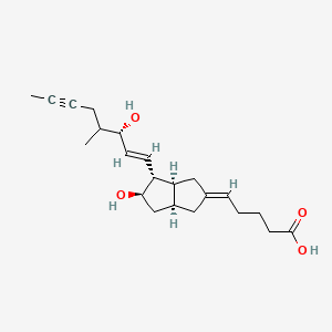 Chemical structure of 5-cis-15(R)-Iloprost