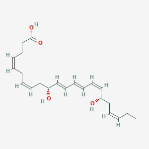 Chemical structure of Protectin D1
