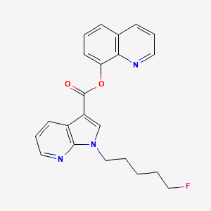 Chemical structure of 5-fluoro 7-QUPAIC