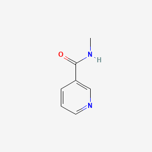 Chemical structure of N-Methylnicotinamide