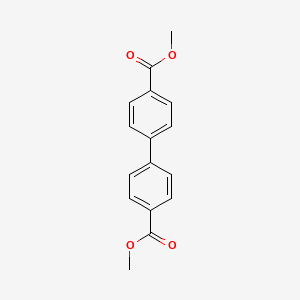 Chemical structure of Dimethyl 4,4'-biphenyldicarboxylate