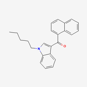 Chemical structure of JWH 018 2'-naphthyl-N-(1,2-dimethylpropyl) isomer