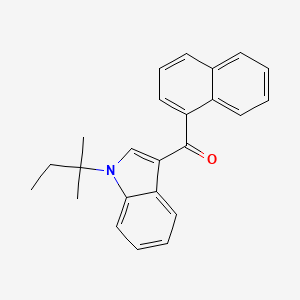 Chemical structure of JWH 018 N-(1,1-dimethylpropyl) isomer