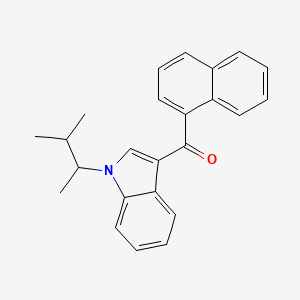 Chemical structure of JWH 018 N-(1,2-dimethylpropyl) isomer