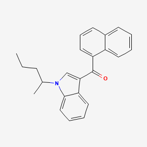 Chemical structure of JWH 018 N-(1-methylbutyl) isomer