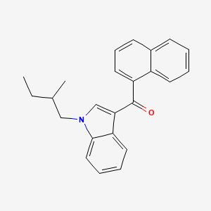 Chemical structure of JWH 018 N-(2-methylbutyl) isomer