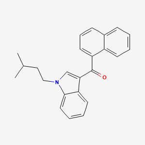 Chemical structure of JWH 018 N-(3-methylbutyl) isomer
