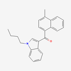 Chemical structure of 4'-Methyl-JWH-073