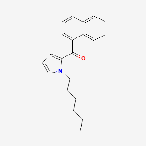 Chemical structure of JWH 031 2'-isomer
