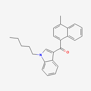 Chemical structure of JWH 122 (exempt preparation)