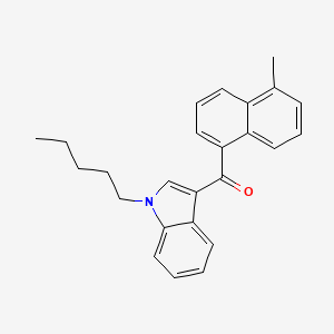 Chemical structure of JWH 122 5-methylnaphthyl isomer