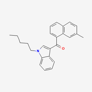 Chemical structure of JWH 122 7-methylnaphthyl isomer