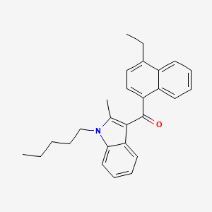 Chemical structure of JWH 213