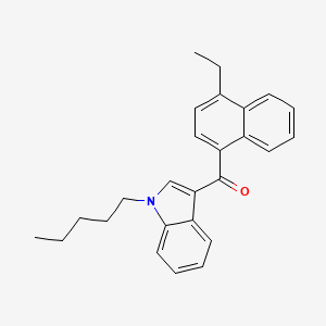 Chemical structure of JWH 210