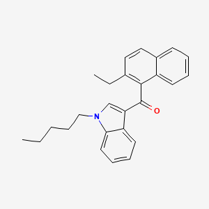 Chemical structure of JWH 210 2-ethylnaphthyl isomer