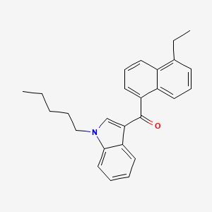 Chemical structure of JWH 210 5-ethylnaphthyl isomer
