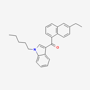 Chemical structure of JWH 210 6-ethylnaphthyl isomer
