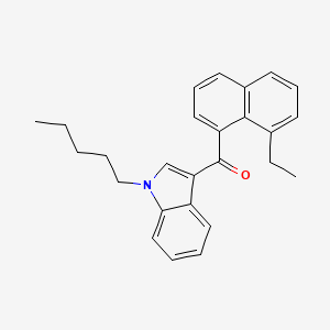 Chemical structure of JWH 210 8-ethylnaphthyl isomer