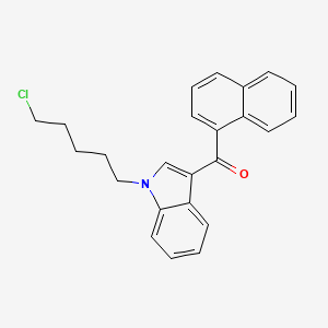 Chemical structure of JWH 018 N-(5-chloropentyl) analog