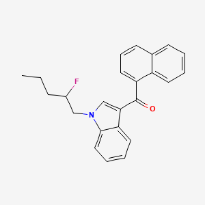 Chemical structure of AM2201 N-(2-fluoropentyl) isomer