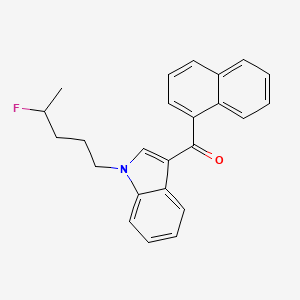 Chemical structure of AM2201 N-(4-fluoropentyl) isomer