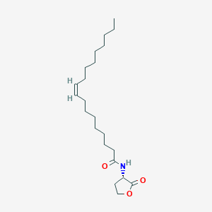 Chemical structure of N-cis-octadec-9Z-enoyl-L-Homoserine lactone