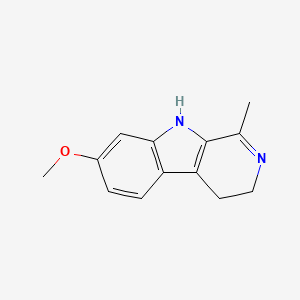 Chemical structure of Harmaline
