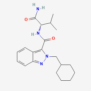 Chemical structure of AB-CHMINACA 2'-indazole isomer