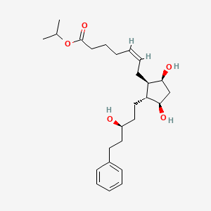 Chemical structure of 15(S)-Latanoprost