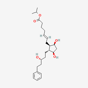 Chemical structure of Latanoprost, (5E)-