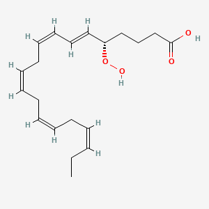 Chemical structure of 5(S)-HpEPE