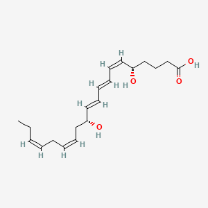 Chemical structure of Leukotriene B5