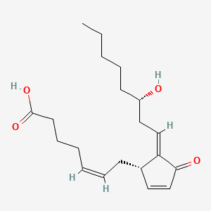 Chemical structure of delta12-PGJ2