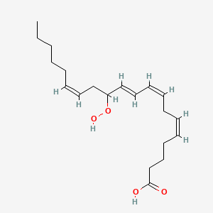 Chemical structure of (±)12-HpETE