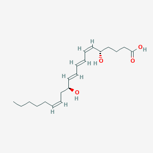 Chemical structure of 12-epi-LTB4