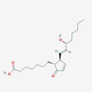 Chemical structure of 15-epi Prostaglandin A1