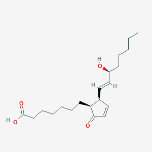 Chemical structure of 8-iso-PGA1