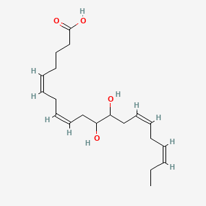 Chemical structure of (±)11,12-DiHETE