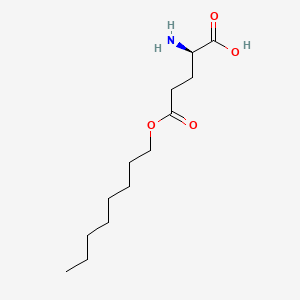 Chemical structure of 5-Octyl D-glutamate