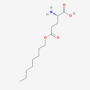 Chemical structure of 5-Octyl L-glutamate