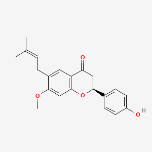 Chemical structure of Bavachinin