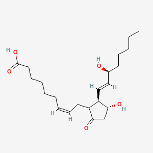 Chemical structure of 1a,1b-dihomoprostaglandin E2