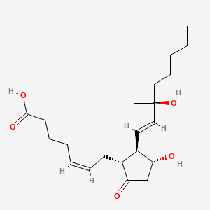 Chemical structure of 15-methyl-15S-PGE2