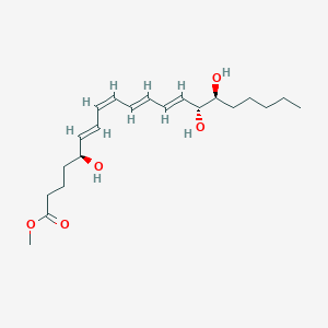 Chemical structure of Lipoxin B4 methyl ester