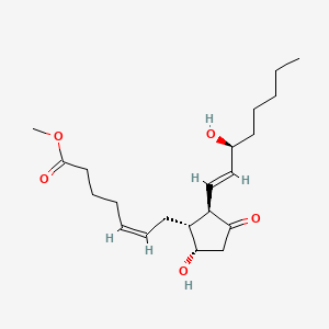 Chemical structure of Prostaglandin D2 methyl ester