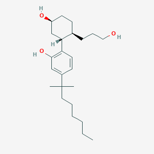 Chemical structure of (±)5-epi CP 55,940