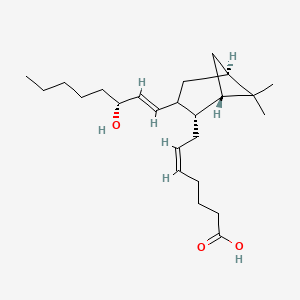 Chemical structure of Pinane-thromboxane A2